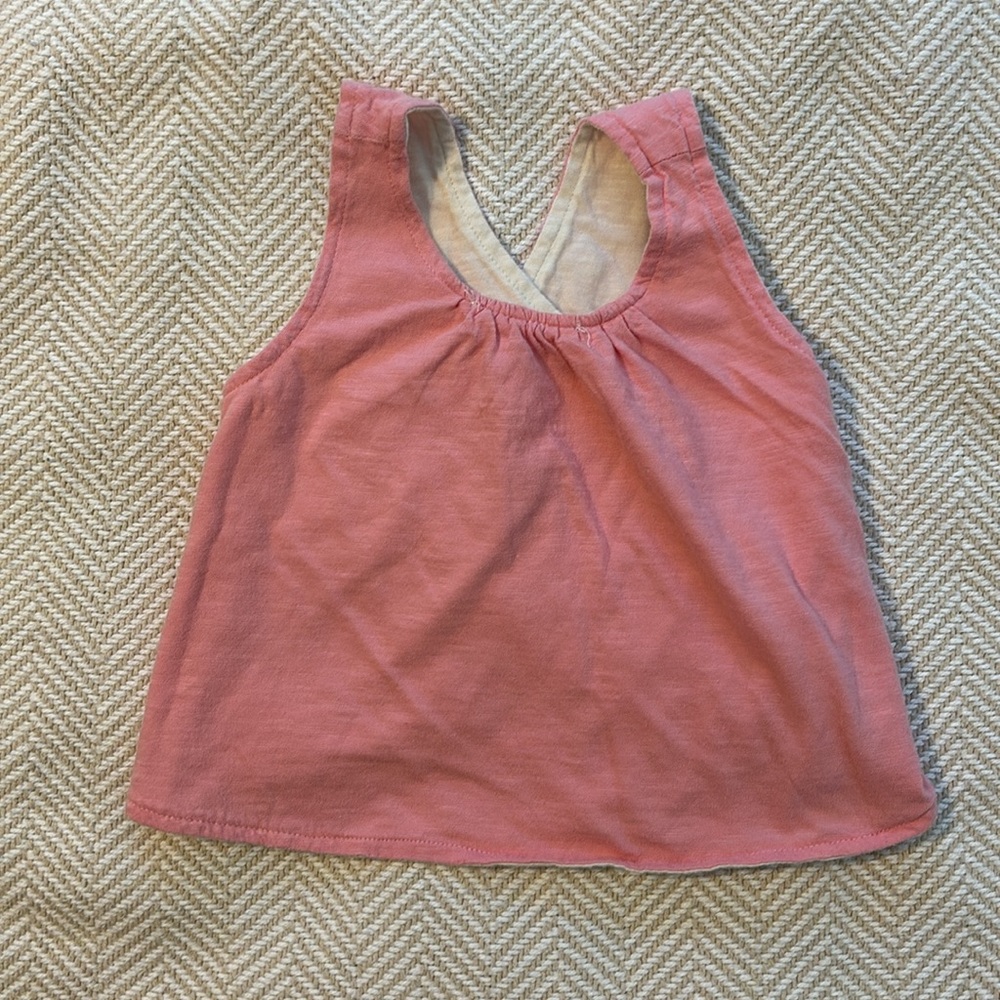 Pink Chicken Reversible Pinafore Swing Top